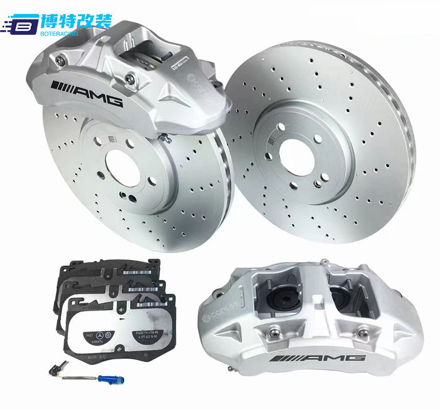 奔驰amg a35 四活塞 升级cla35a200 b200 w177刹车卡钳改装 套件