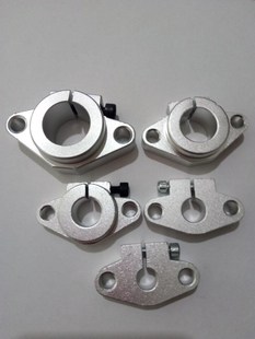 光轴圆棒钢管光杆卡箍固定件圆棒固定夹座管夹连接件底座抱紧