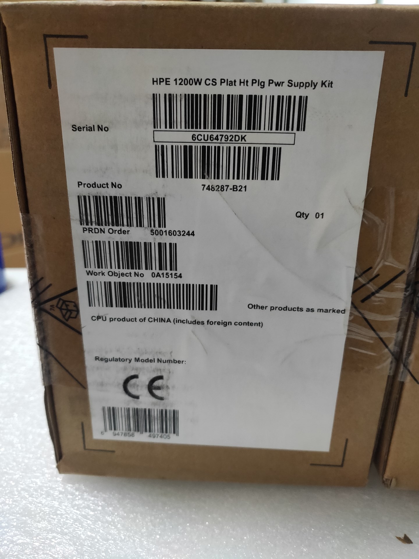 HP DL580 G9服务器电源1200W 748287-B21全新现货议价