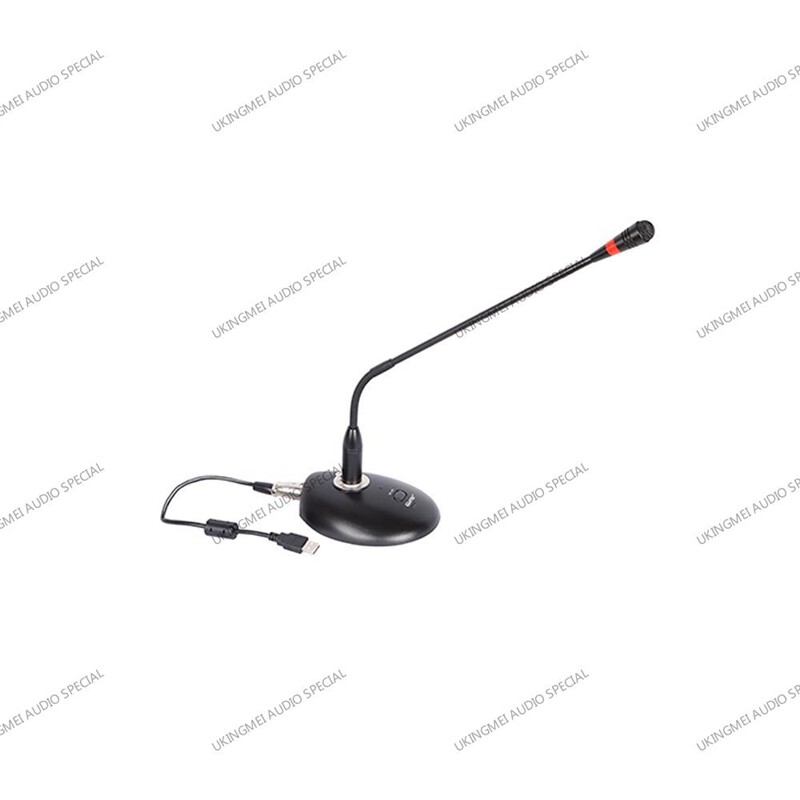 HT-USB08 USB话筒视频会议专用直插电脑免驱动座式桌面鹅颈麦克风
