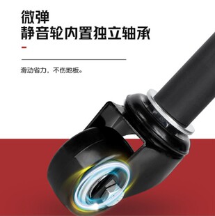金钻精益管膨胀螺丝复合管线棒万向刹车插杆防静电圆管膨胀脚轮子