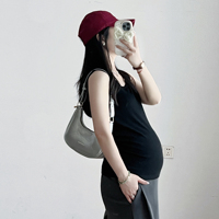 簡(jiǎn)育彈力百搭孕婦背心