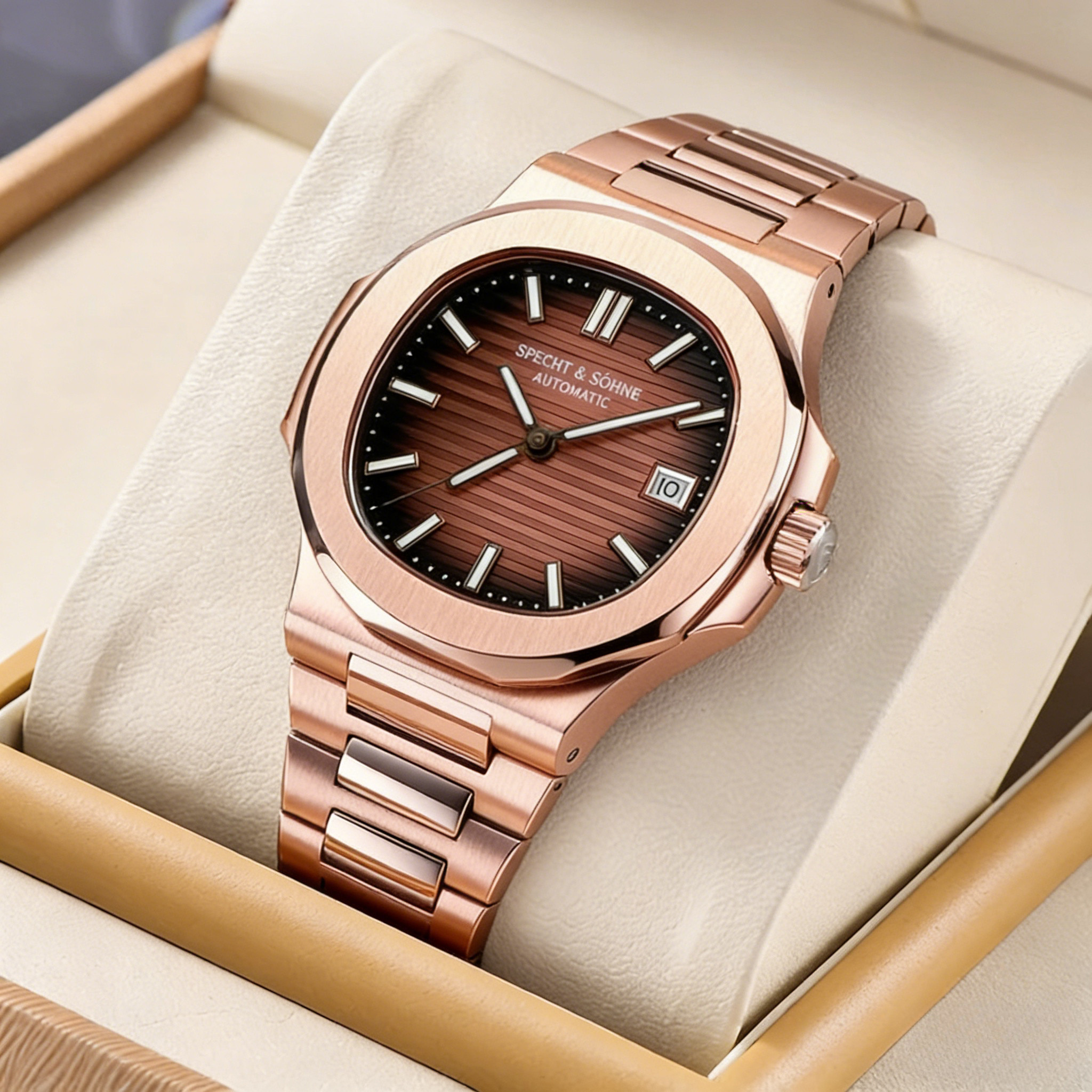 经典奢华蓝色鹦鹉螺5711手表全自动机械表钢王同款防水夜光男表