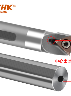 进口硬质合金抗震防震内孔刀杆 钨钢刀把C07~25-STUPR08 09内冷刀