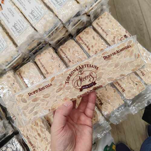 旺购上品西班牙代购VICENS TURRON杏仁牛轧糖 软硬口可选300克