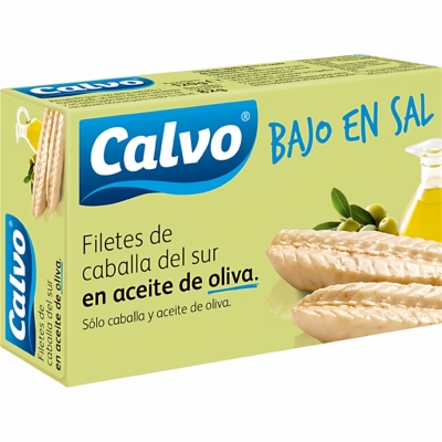 旺购上品西班牙CALVO Filetes de caballa del sur橄榄油鲭鱼罐头