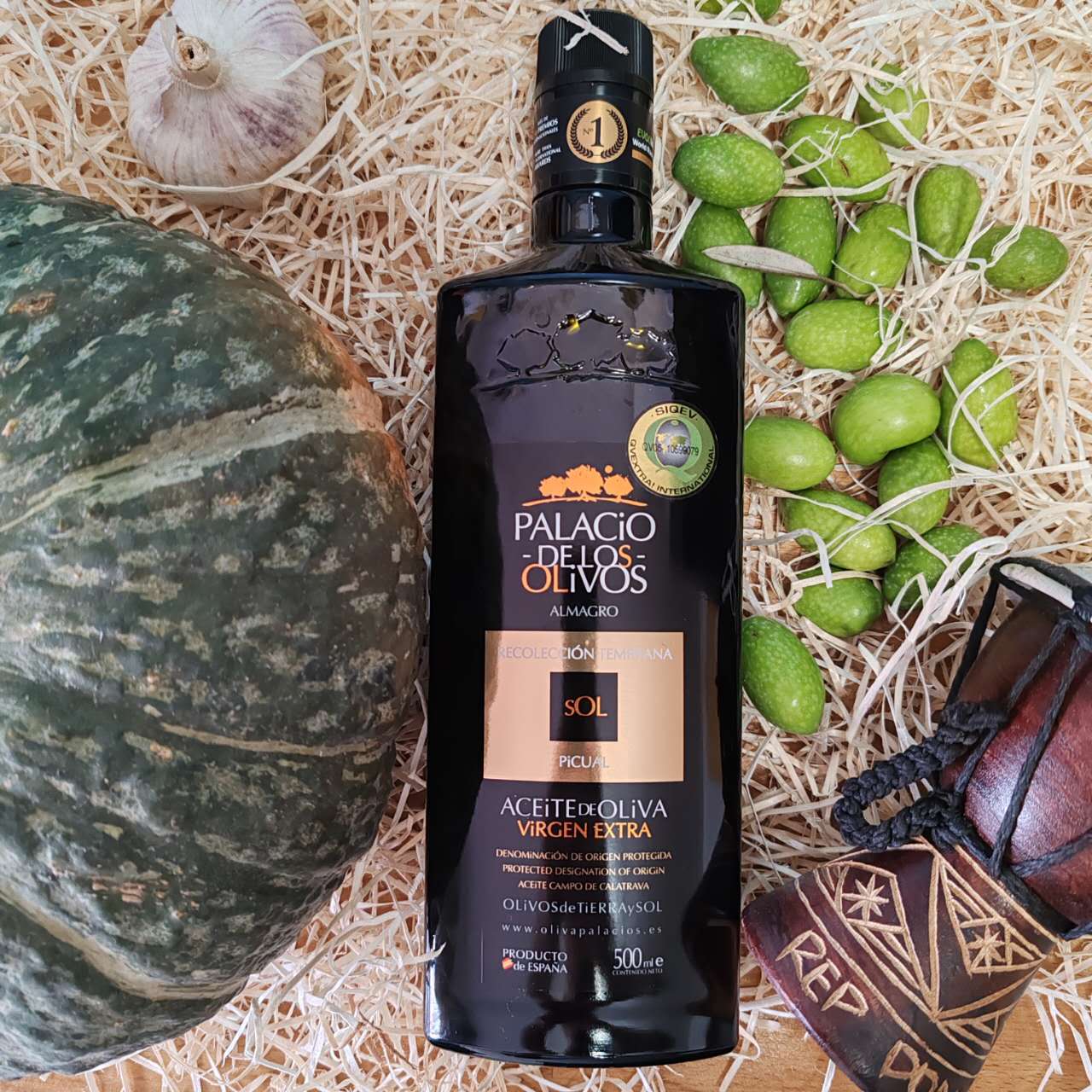 旺购上品西班牙PALACIO DE LOS OLIVOS特级初榨橄榄油PDO认证DOP