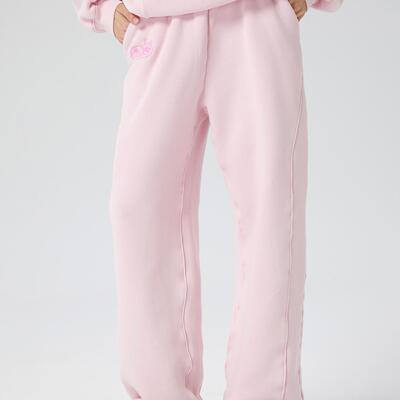 AIMEEWQ  秋冬新款现货专柜正品宽松显瘦IKARI单面绒卫裤  S6972