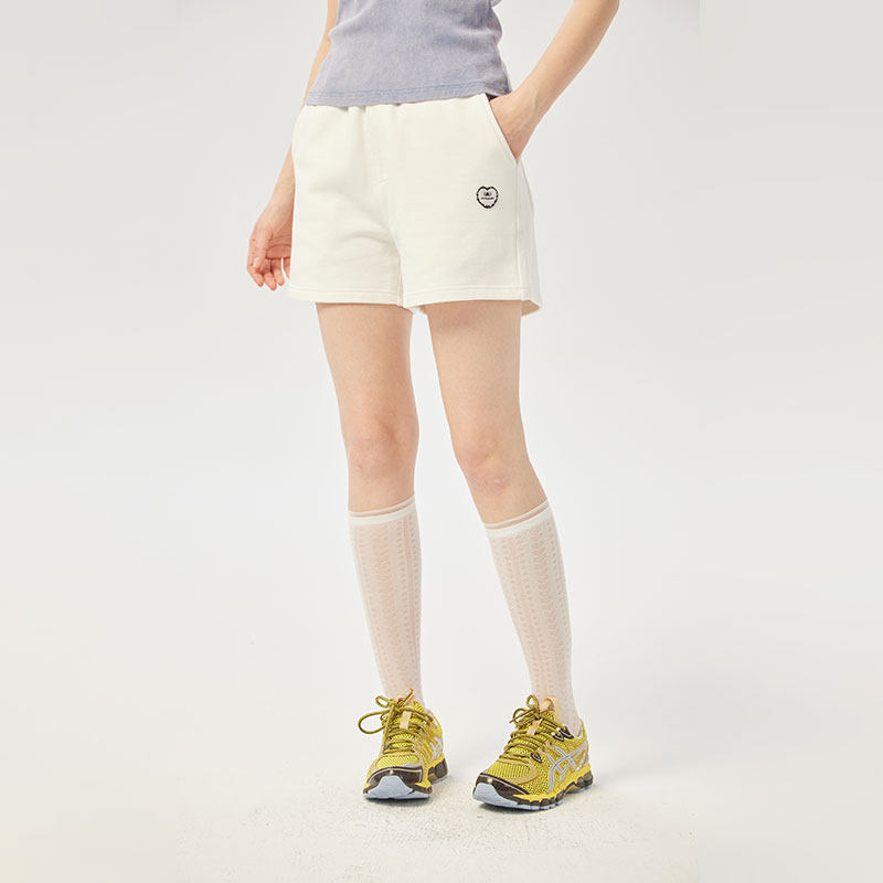AIMEEWQ25新款小怪兽休闲纯棉重磅380克毛圈穆尔针织短裤 AMS0519