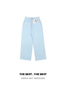 S6821 小怪兽春秋显瘦多色设计精致潮流垂感牛仔裤 AIMEEWQ 新款