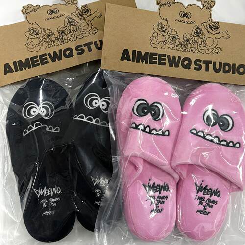 aimeewq秋冬新款线下专柜正品居家室内防滑静音穆尔拖鞋  6888