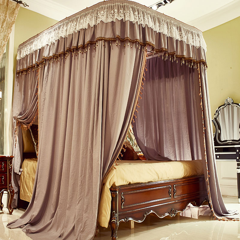 高级导轨式不锈钢蚊帐家用加粗