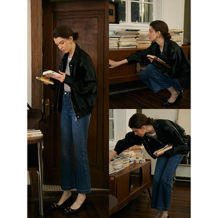 牛仔裤 修腿剪裁时髦摩登口袋微喇叭加绒 2026年早春新款