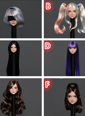 【现货】iminitoys 1/6 M002动漫美少女头雕 白肤