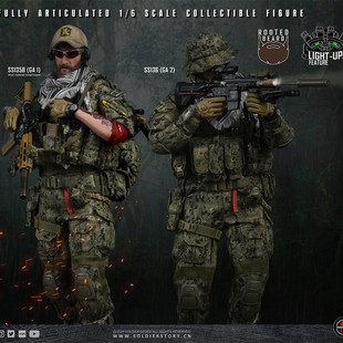 预售定金SoldierStory 1/6 SS135 海军特种部队 金队队长 GA1