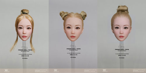 已定完 PDTOYS 1/6比例 宣怡 蜡像级头雕 PD-H002ABC 共3款