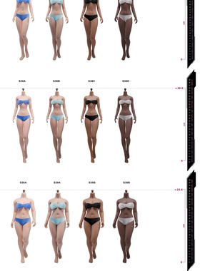 TBLeague1/6少女素体 钢骨连脚包胶PHMB2019-S34/S35 女兵人 现货