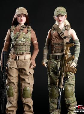 现货 Fire Girl Toys 1/6 FG003/004 战术女枪手火系列套装