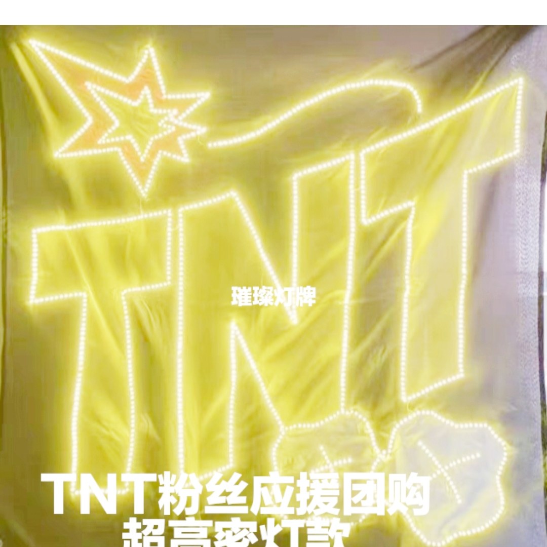 tnt时代少年团应援灯牌超薄软【炸】灯牌马甲灯牌演唱会灯牌定制