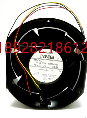 全新原装15050VA-48Q-GW 15050 48V150cm医疗设备散热风扇 防水