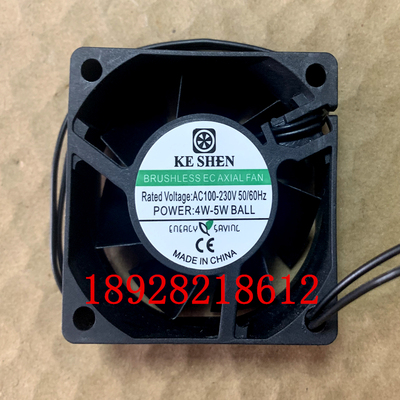 AC 6025 6cm 双电压 AC110-220V DC60-240V小型散热风机风扇6030