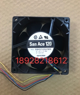 Ace 0.88A四线调速风扇 120 12v 9GH1212G1S03 12038 San