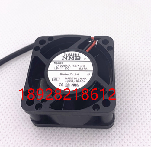 NMB 04020VA-12P/M/N-BA/AA12V 0.17A 4020 4CM工控机床散热风扇