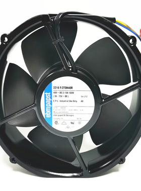 原装正品德国 2218 F/2 TDH3TR DC48V 1.2A 55Webmpapst 进口风扇