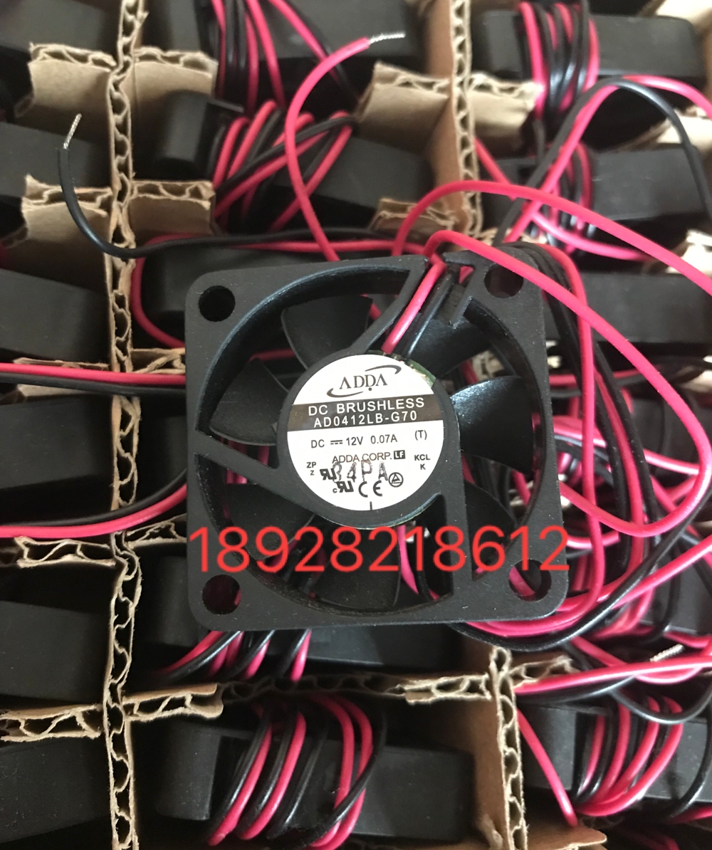原装ADDA 4010 DC12V 0.08A AD0412MB-G70 散热风扇AD0412LB-G70