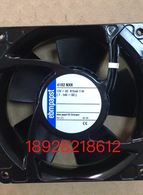 TYP4182NXH 原装EBM铝框散热风扇 12V 120*120*38mm