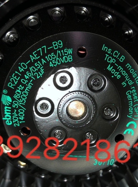 R2E140-AE77-B9进口德国风机R2E140-AE77 伺服风机空调外转子风机
