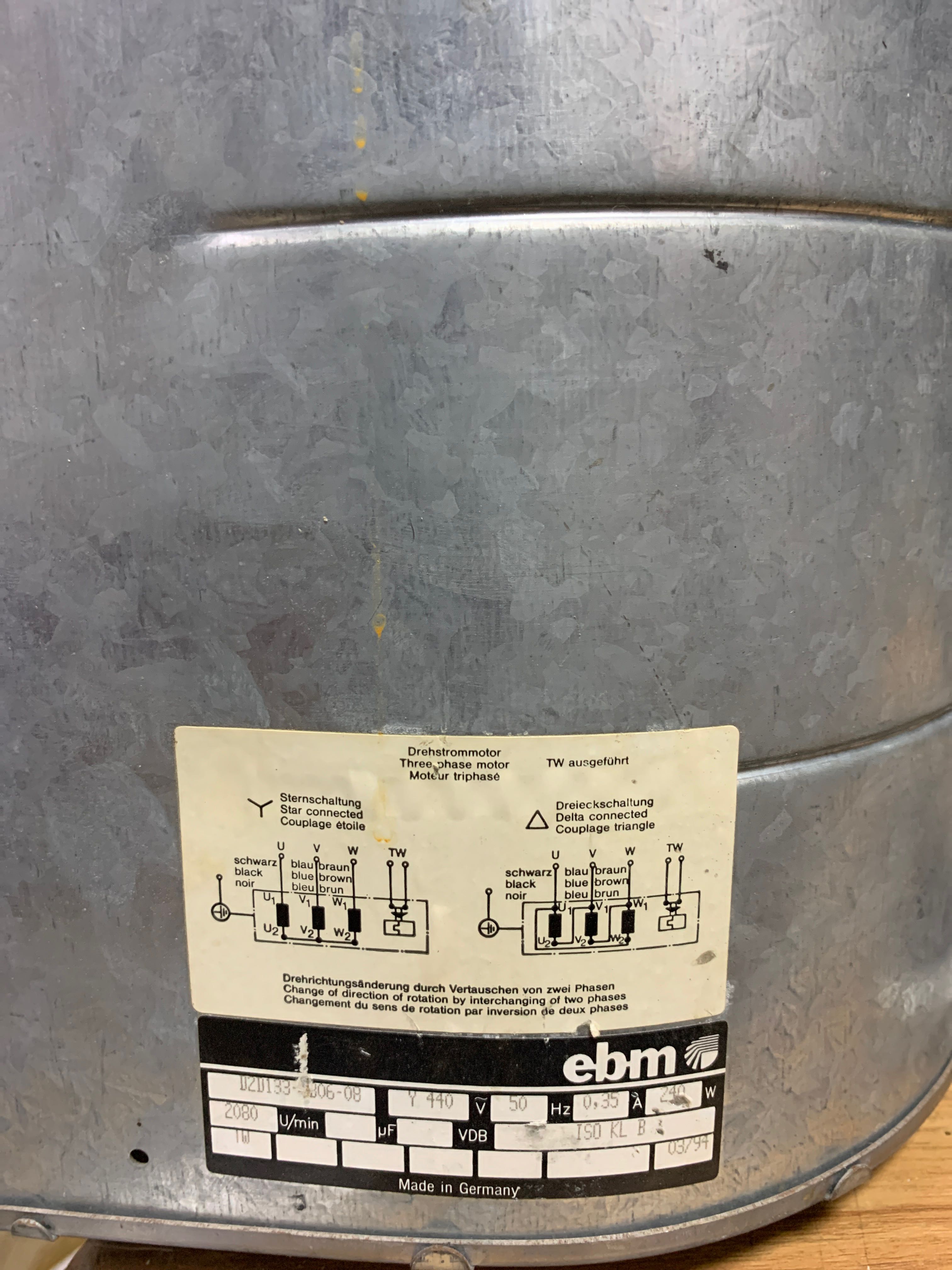 D2D133-AB06-08 440V 0.35A 240W 原装进口德国enmpapst