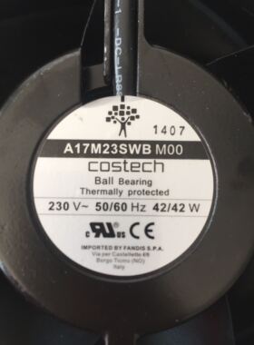 A17M23SWB M00 230V 50/60 HZ 42/42W 安川变频器风扇