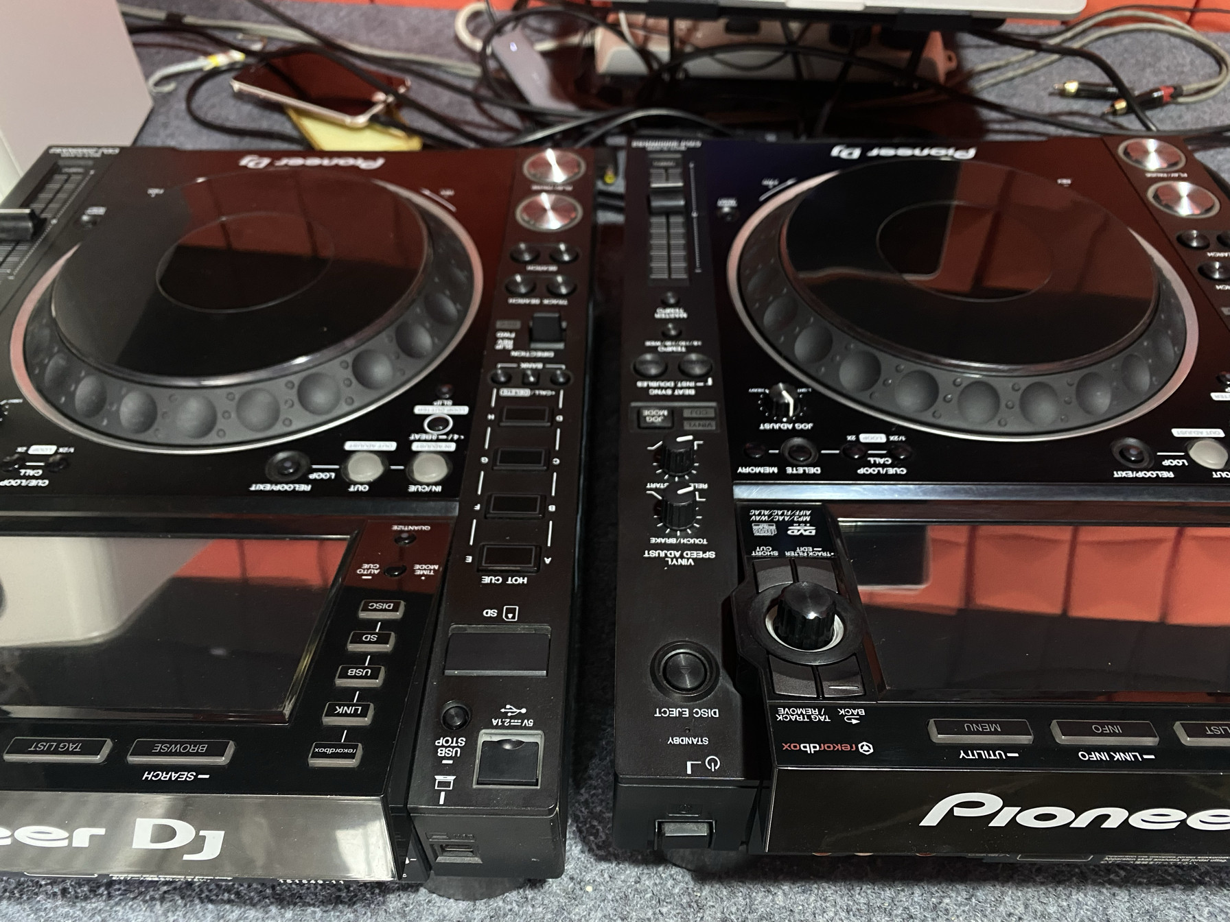 先锋打碟机2000三代 cdj2000nexus2 打碟机一对 原装 功能完好