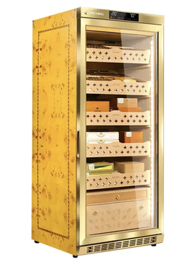 雪茄柜MON1800A智能水平线实木恒温恒湿雪茄保湿烟柜