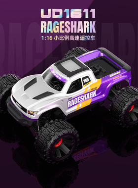 优迪 1/16 1611 灵跃 四驱RC有刷电动遥控模型车专业大脚越野车