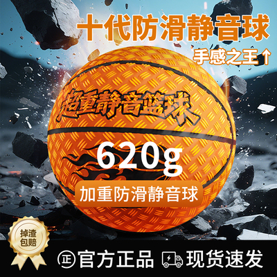 【十代防滑】加重静音篮球
