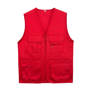 园林绿化保洁员工作服背心马甲绿色 物业小区环卫工衣 护林服马夹