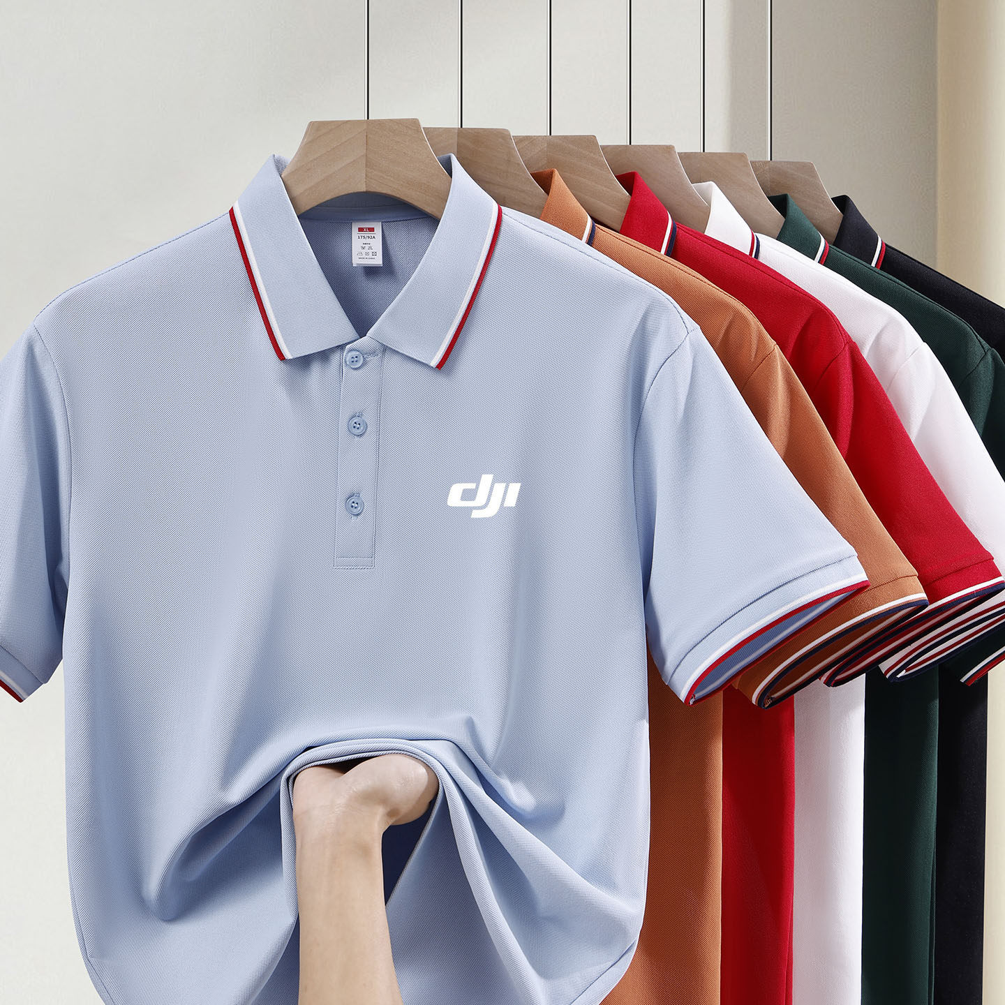 四面弹力t恤衫工作服免费印字