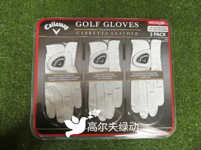 现货高尔夫手套卡拉威CALLAWAY【男女款美国款羊皮真皮】白3支装|ruв категории движение/йога/фитнес/фанаты товаров, гольф, гольф перчатки - от Buy2taobao.com для оказания профессиональной услуги покупки агента Taobao