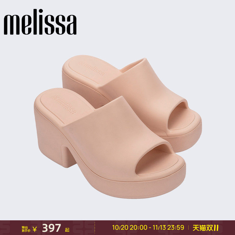 MelissaMelissa梅丽莎秋冬新款FREE HIGH女面包高跟拖鞋单36135