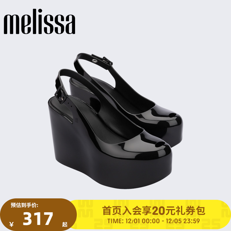Melissa女士坡跟鞋鱼嘴