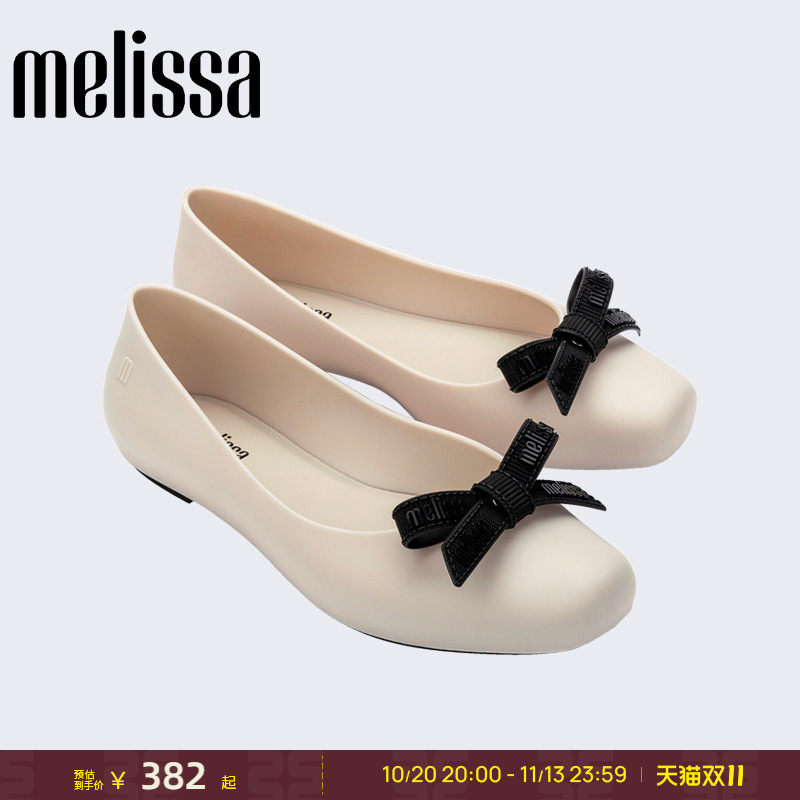 Melissa/梅丽莎女款早秋蝴蝶结芭蕾平底单鞋休闲鞋36124