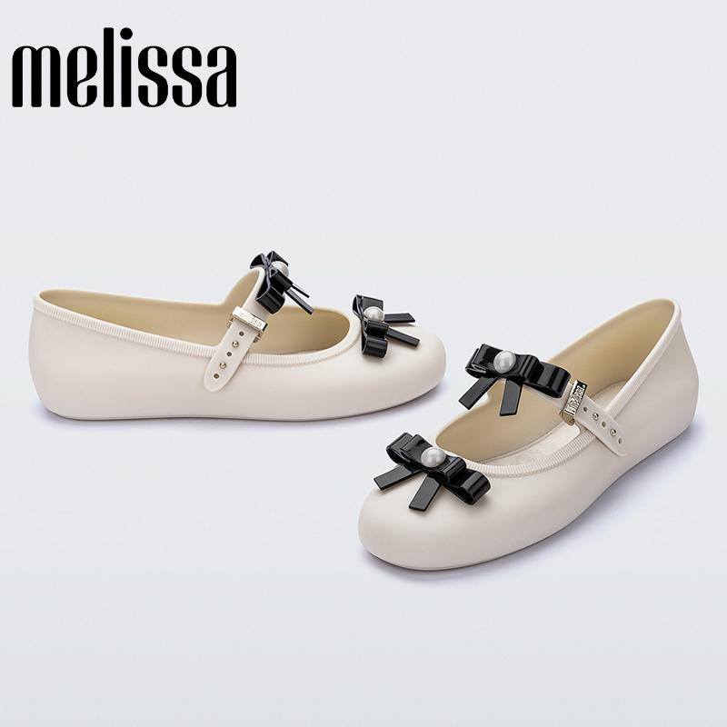 Melissa梅丽莎甜美公主珍珠薄底芭蕾鞋