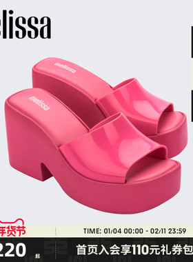 Melissa梅丽莎款POSH女士厚底高跟凉鞋35702