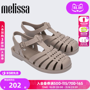 超好看包头通勤凉鞋 外穿果冻罗马鞋 32408 女夏季 Melissa梅丽莎新款