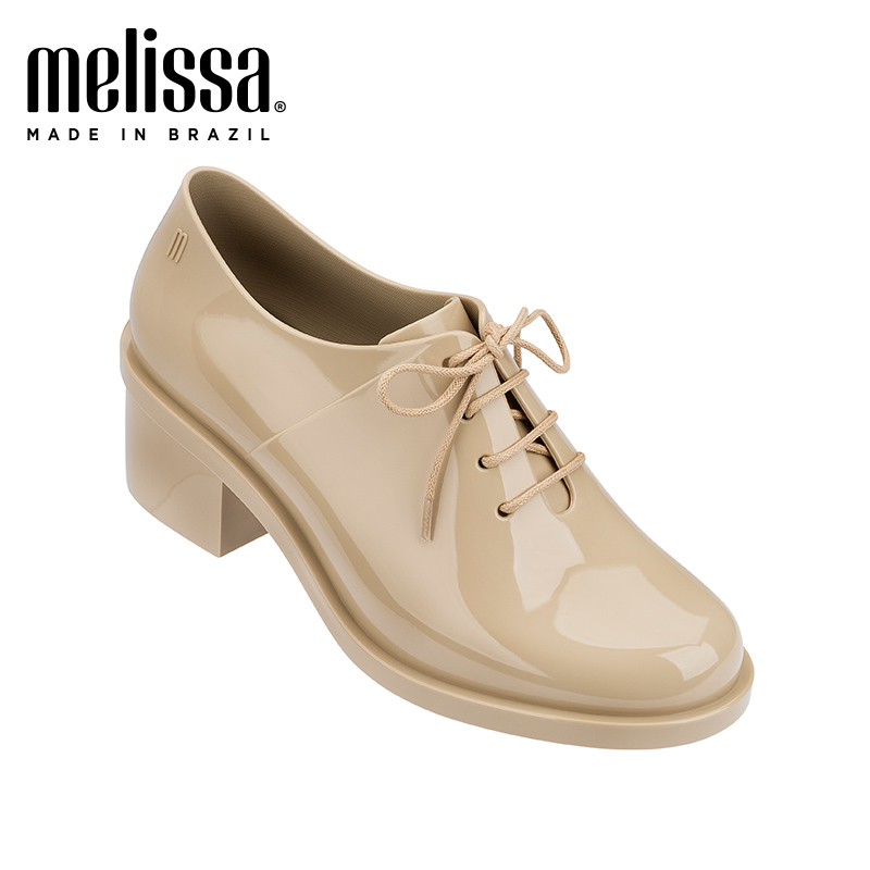 Melissa梅丽莎低帮鞋粗跟系带圆头亮面果冻鞋女士单鞋32245|ruв категории Женская обувь, низкий чистка - от Buy2taobao.com для оказания профессиональной услуги покупки агента Taobao