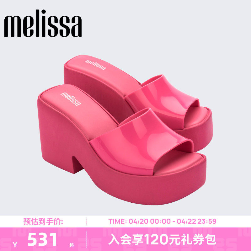 Melissa梅丽莎款POSH女士厚底高跟凉鞋35702