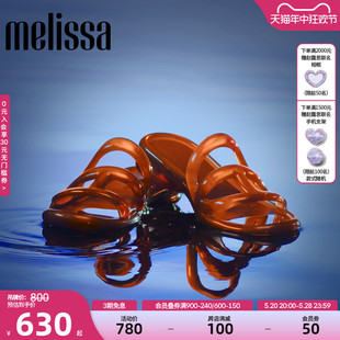 低跟女士休闲拖鞋 Melissa梅丽莎新款 凉拖时尚 TELFAR联名款 33931
