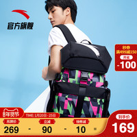 安踏要疯篮球背包男2021年新款书包大容量高中生时尚双肩包旅行包